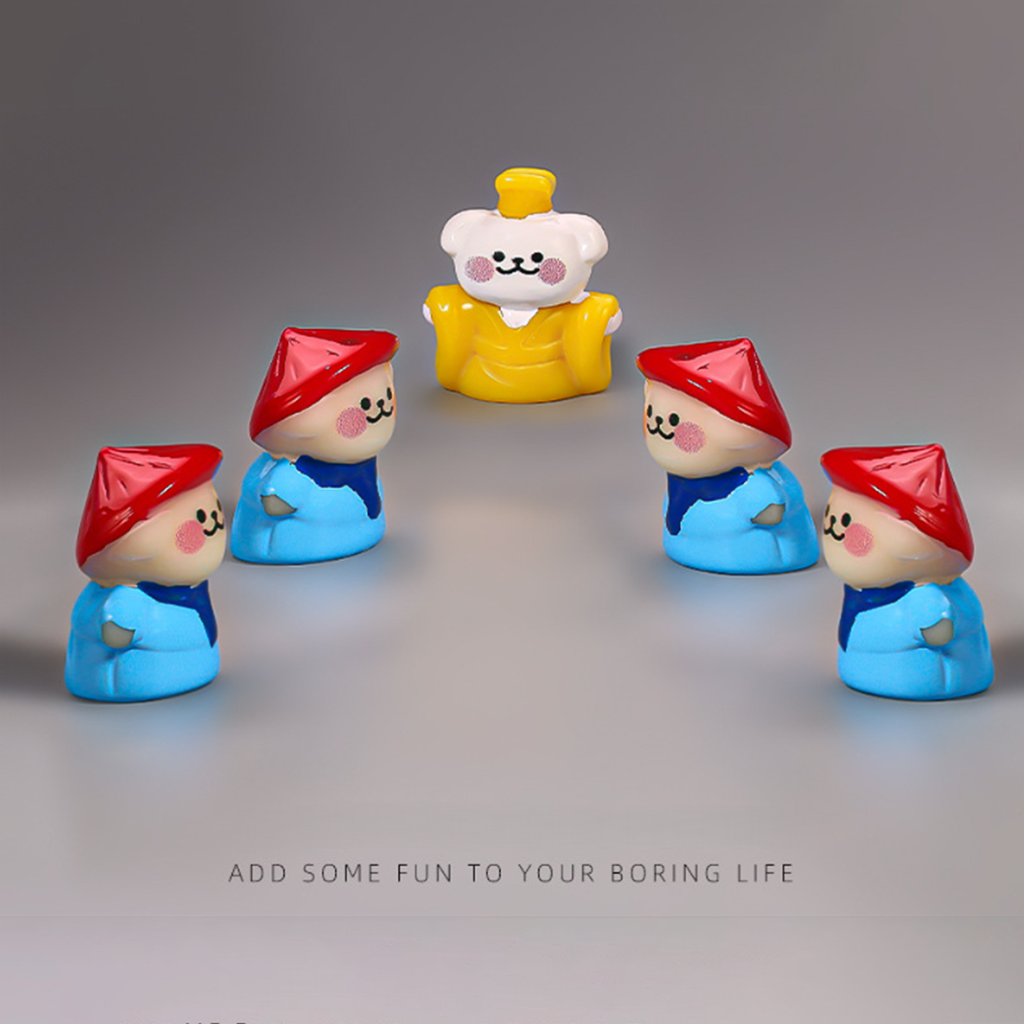 Kamiuzzly Cartoon Emperor - toy Cute Desktop Office Decor, Emotional Stress Relief Fidget Fun Gift