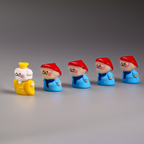 Kamiuzzly Cartoon Emperor - toy Cute Desktop Office Decor, Emotional Stress Relief Fidget Fun Gift