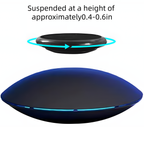 Kamiuzzly Black Magnetic Levitation Stand: Stable Floating 360° Rotation for Action Figure Display & Decoration