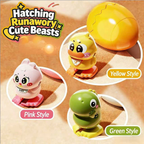 Kamiuzzly Pop-Up Dino Egg Toy - Wind-Up Mechanical Surprise with Educational Fun