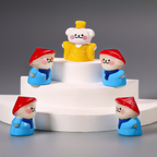 Kamiuzzly Cartoon Emperor - toy Cute Desktop Office Decor, Emotional Stress Relief Fidget Fun Gift