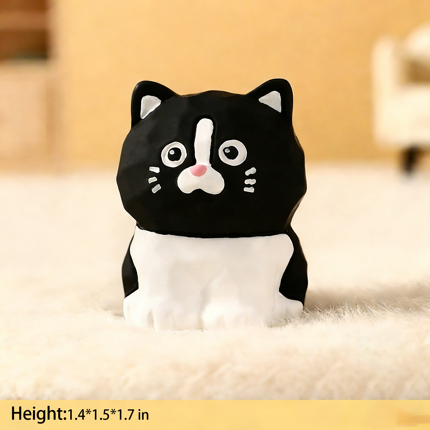 Kamiuzzly Puppy Resin Figurine - Mini Dog Desktop Decor, Office Desk & Shelf Decor Gift