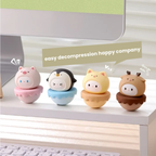Kamiuzzly Cute Wobbly Figure - Stress Relief Desk Toy, Kawaii Office & Home Decoration