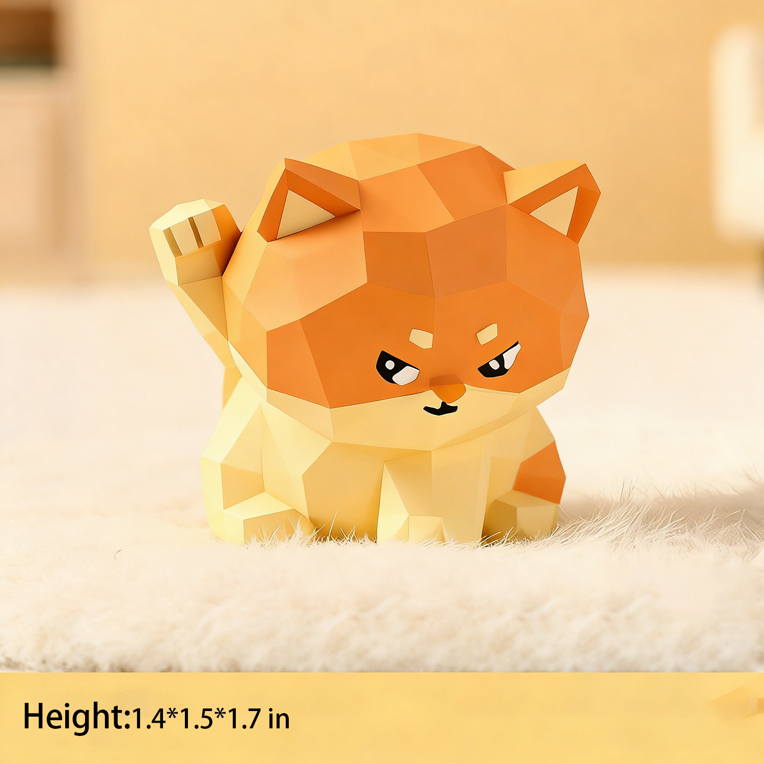 Kamiuzzly Puppy Resin Figurine - Mini Dog Desktop Decor, Office Desk & Shelf Decor Gift