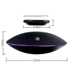Kamiuzzly Black Magnetic Levitation Stand: Stable Floating 360° Rotation for Action Figure Display & Decoration
