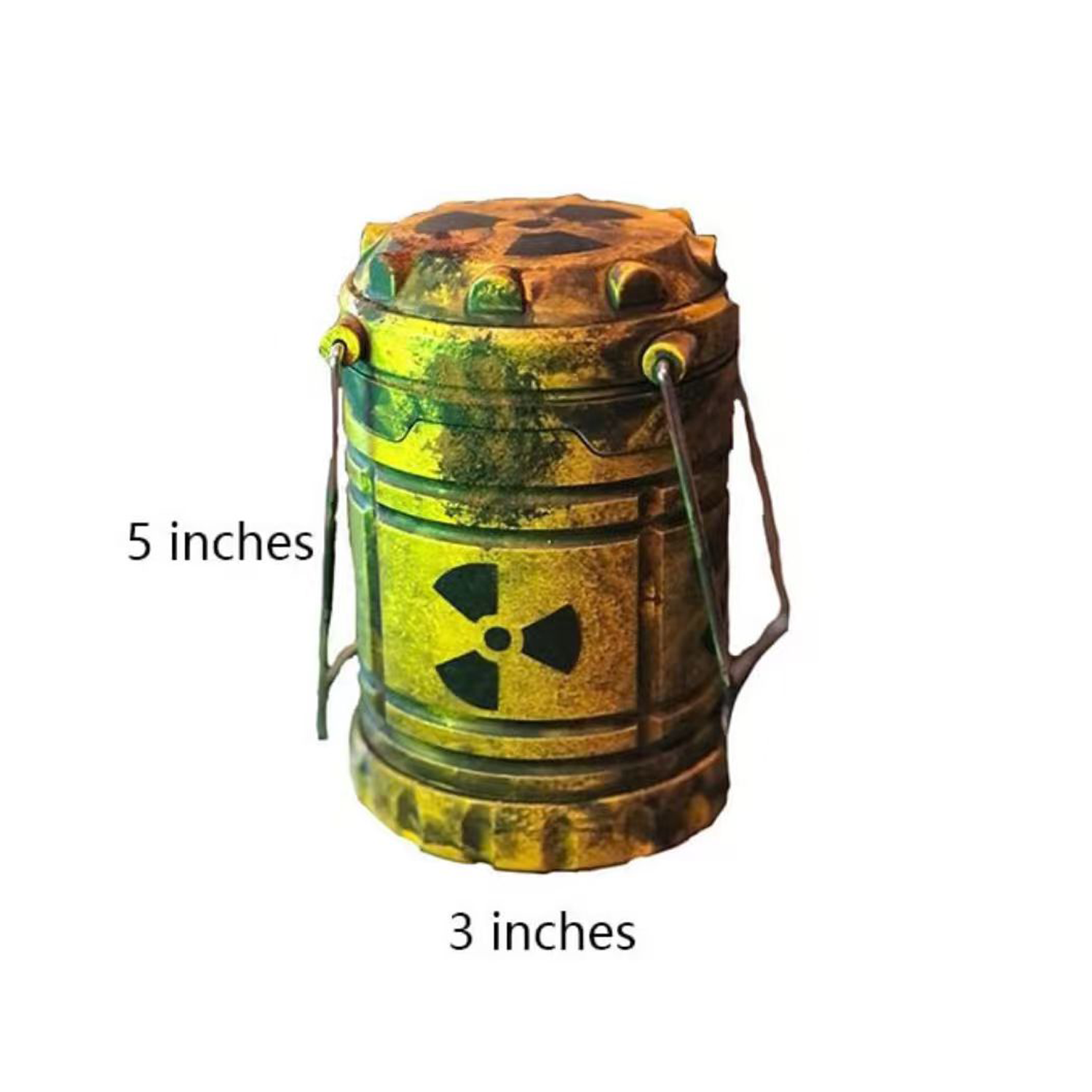 Kamiuzzly Nuclear Reactor Lantern, Vintage Post-Apocalyptic LED Decor Lamp, Portable Handheld Night Light Cosplay Camping, Unique Sci-Fi Gift for Gamers Collectors