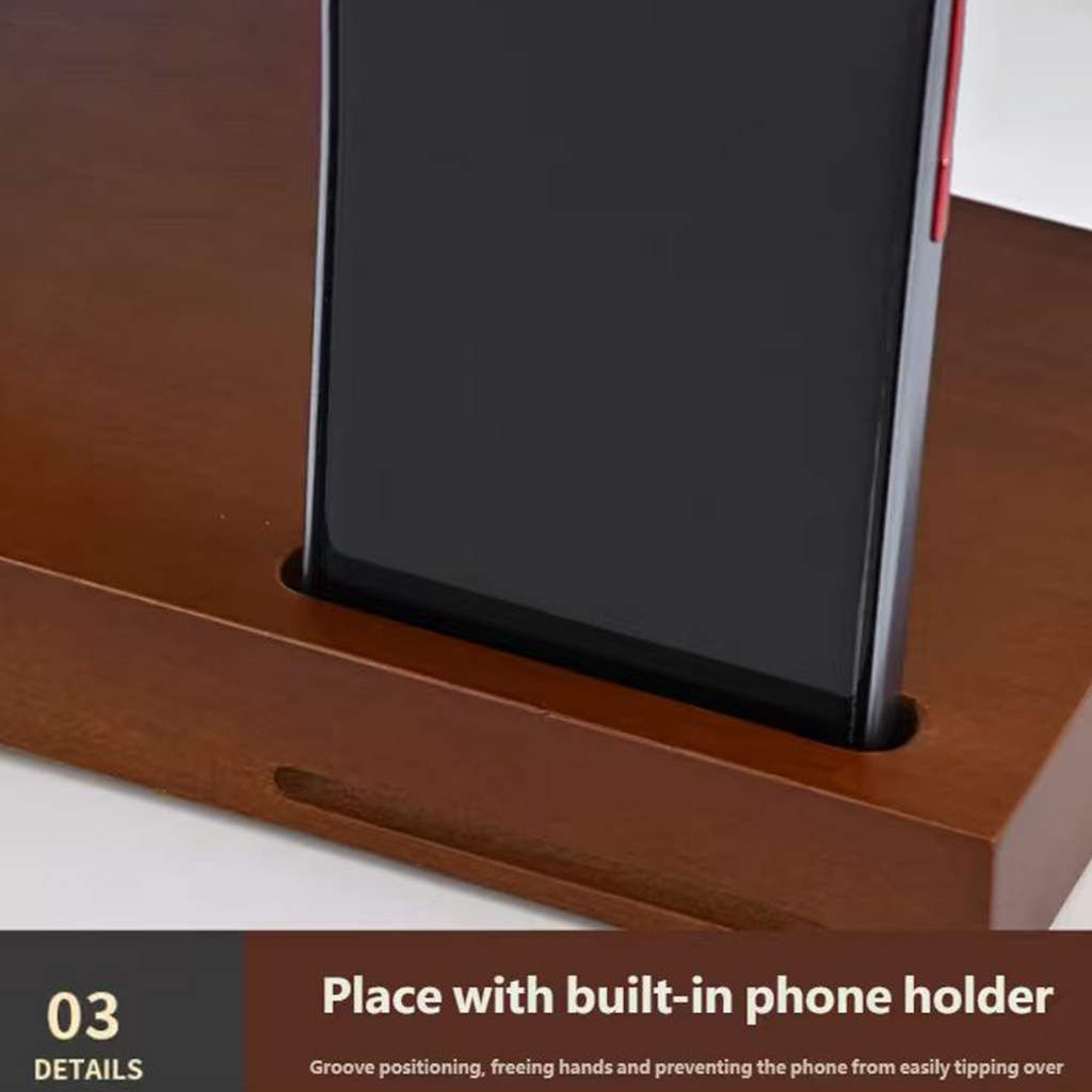 Kamiuzzly Smart Luxury Table Lamp: Soft Light, Creative Clock, USB Charging