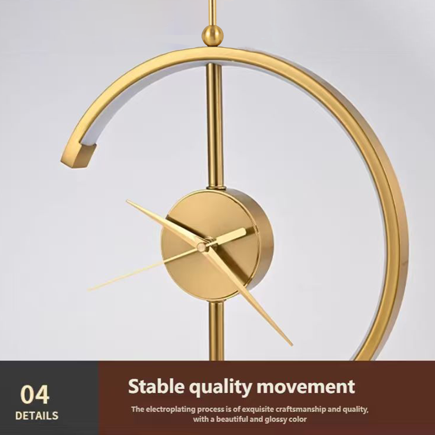 Kamiuzzly Smart Luxury Table Lamp: Soft Light, Creative Clock, USB Charging