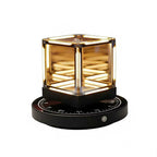 Kamiuzzly Magnetic Levitation 001 Series 4D Hyperspace Cube Display Stand with LED Lights - Floating Action Figure Showcase & Desktop Decor for Collectors